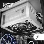 MARSGAMING MPB650, Fuente Alimentación PC ATX 650W for sale