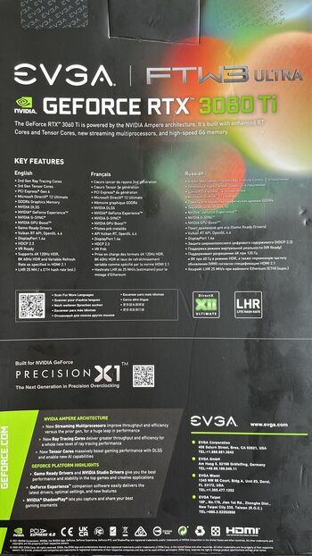 EVGA GeForce RTX 3060 Ti 8 GB 1410-1800 Mhz PCIe x16 GPU for sale