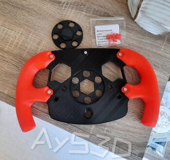 MOD F1 Formula 1 para Volante Logitech G920:€3 Xbox y PC Agarres en color Rojo