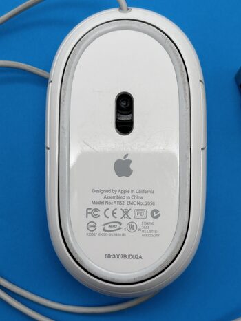 Redeem Apple Mighty Mouse Laidinė Balta Pelė A1152 EMC No.: 2058