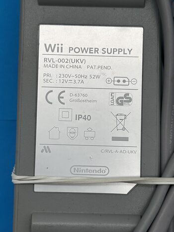 Originalus Nintendo Wii Power Supply / Maitinimo Laidas Blokas