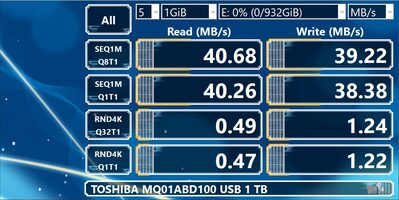 Toshiba 1 TB HDD Storage for sale