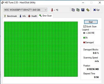 Western Digital Scorpio Blue 640 GB HDD Storage for sale