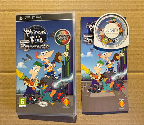 Phineas and Ferb Across the Second Dimension PSP