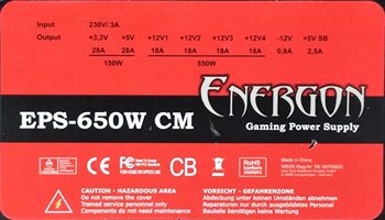 Energon eps-650W cm for sale