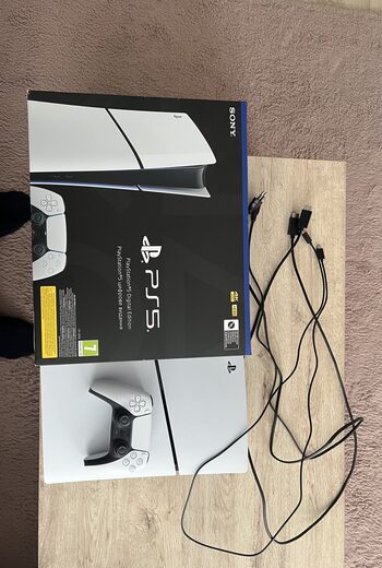 Playstation 5 Digital Edition, Black & White, 825GB