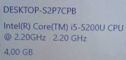 Portatil 4x2.7Ghz 4/16gb Ssd 240gb grafica 5500
