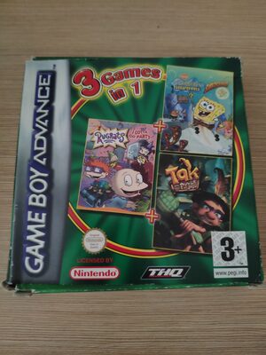 3 Games in 1: Tak and the Power of Juju / SpongeBob SquarePants: SuperSponge / Rugrats: I Gotta Go Party Game Boy Advance