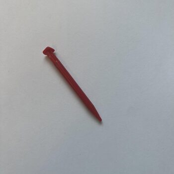 Nintendo NEW 2DS XL Stylus Touch Pointer Plastic Pen Replacement - Red