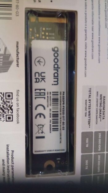 Kietasis diskas (SSD) Goodram PX500, M.2, 1 TB