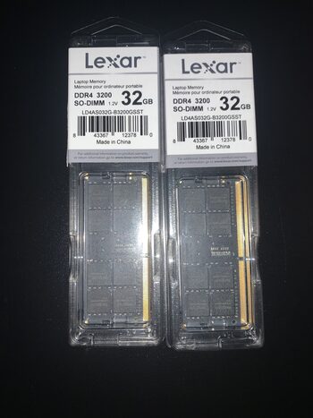 Lexar 64GB (2 x 32GB) DDR4 3200Mhz SO-DIMM