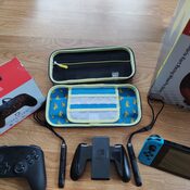 Nintendo Switch, Blue & Red, 32GB didelis komplektas + žaidimai