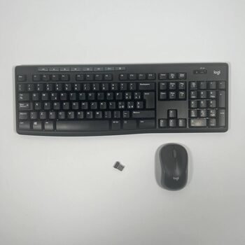 Logitech MK270 Wireless Keyboard and Mouse Combo - Black