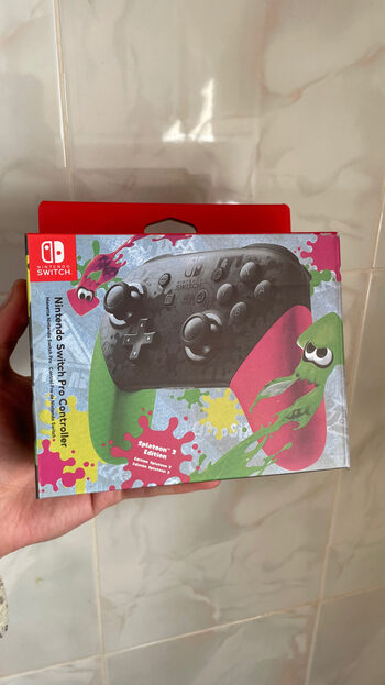 Mando pro Nintendo switch edición Splatoon 2 nuevo