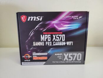 MSI MPG X570 GAMING PRO CARBON WIFI AMD X570 ATX DDR4 AM4 2 x PCI-E x16 Slots Motherboard