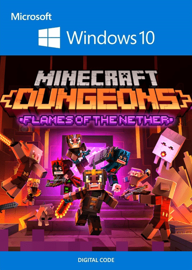 E-shop Minecraft Dungeons: Flames of the Nether (DLC) - Windows 10 Store Key GLOBAL