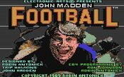 John Madden Football SEGA Mega Drive