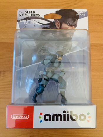 Figura Amiibo Colección Smash Bros Snake No.75. PRECINTADO