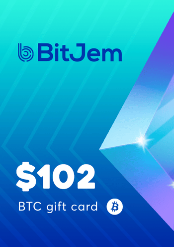 BitJem Bitcoin Gift Card 102 USD Key GLOBAL