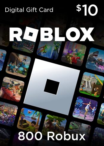 Roblox Card 10 USD Robux Klucz UNITED STATES