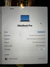 Apple MacBook Pro 16 (2019) Intel i7-9750H Intel Radeon Pro 5300M / 16GB DDR4 / 2048GB NVME / 100 Wh / 339S00458 / Silver for sale