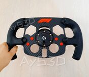 MOD F1 Formula 1 para Volante Logitech G29 y G923 de Ps PlayStation y PC ROJO