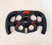 MOD F1 Formula 1 para Volante Logitech G29 y G923 de Ps PlayStation y PC ROJO