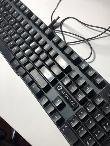 elgetec žaidimų klaviatūra keyboard gaming