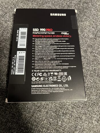 Samsung SSD 990 PRO m.2 1 TB