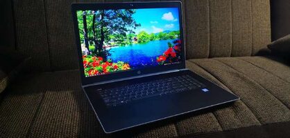 Hp i7 8th/17,3"fhd Ips/12gb/SSD nvme/w10 