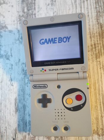 Game Boy Advance SP + SD cartridge Super Card for sale