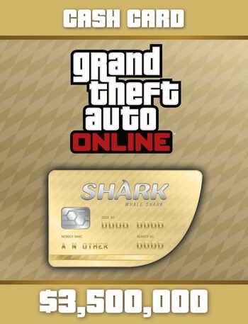 Grand Theft Auto Online: Whale Shark Cash Card (PC) Rockstar Games Launcher Key GLOBAL