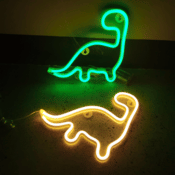 Buy LED Neon dekoracija Dinozauras geltonos spalvos