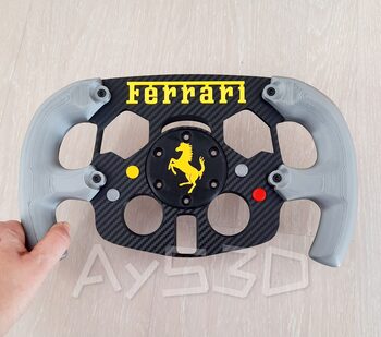 Get MOD F1 Fórmula 1 FERRARI Agarres gris plata para Volante Logitech G29 y G923 Ps