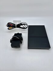 Sony PS2 PlayStation 2 Slim Slimline Žaidimų Konsolė + Laidai