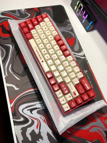 Ajazz AK680 mechaninė žaidimų klaviatūra red switch // gaming keyboard