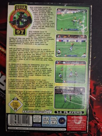 Sega Worldwide Soccer '97 SEGA Saturn