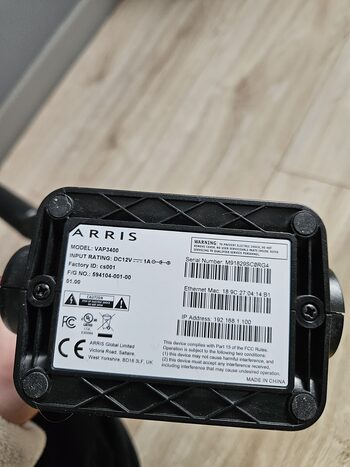 Arris wpa3400