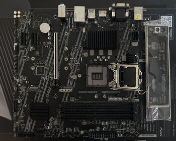 MSI B460M PRO-VDH Intel B460 Micro ATX DDR4 LGA1200 1 x PCI-E x16 Slots Motherboard