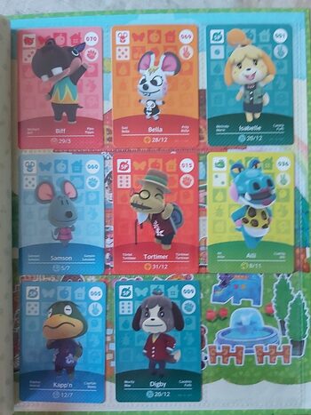 Álbum tarjetas amiibo Animal Crossing series 1