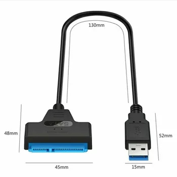 Cable USB 3.0 a SATA 22 Pin 2.5 Adaptador HDD SSD for sale