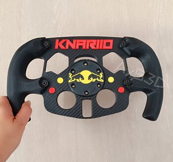 MOD F1 Fórmula 1 PERSONALIZADO con NOMBRE y RED BULL Volante Logitech G29 y G923