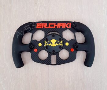 MOD F1 Fórmula 1 PERSONALIZADO con NOMBRE y RED BULL Volante Logitech G29 y G923