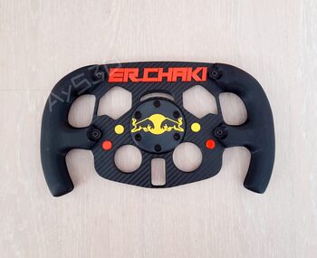 MOD F1 Fórmula 1 PERSONALIZADO con NOMBRE y RED BULL Volante Logitech G29 y G923