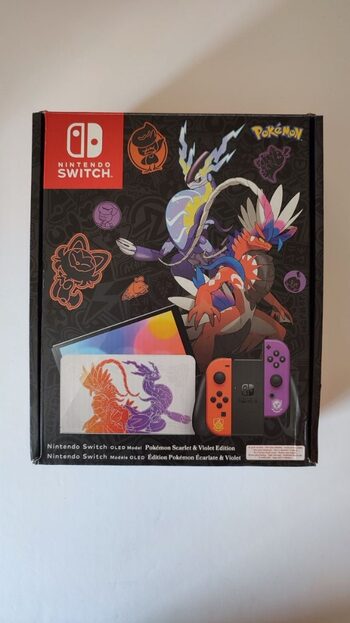 Pack Nintendo Switch Oled Ed. Pokemon Escarlata y Purpura