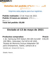 MicroSD Samsung Evo Select 256GB