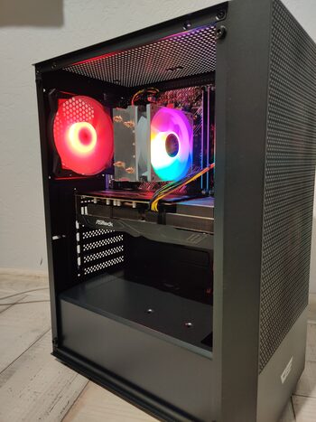 Galingas Žaidimų Kompiuteris Ryzen 5 3600 RX 5600 XT 16GB RAM NVME + HDD