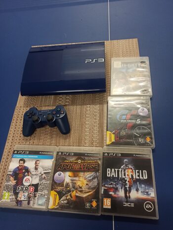 PlayStation 3 Super Slim, Blue, 500GB