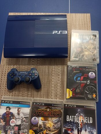 PlayStation 3 Super Slim, Blue, 500GB