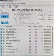 Intel Pro 2500 180 GB SSD Storage for sale